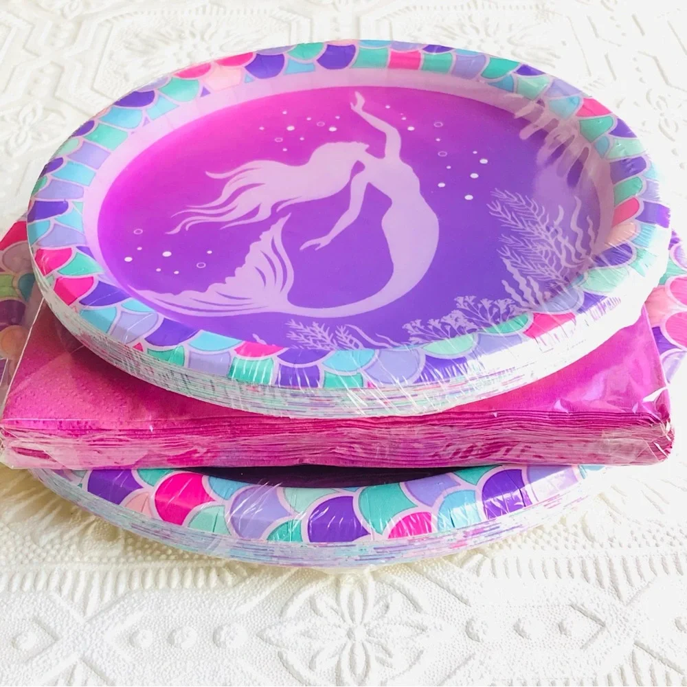 Mermaid Party Supplies 3 pk